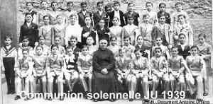 Oran- SDV- 7077- COMMUNION SOLENNELLE 1JUIN1939 JU 